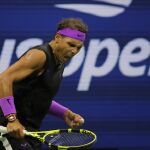 Rafael Nadal, tras su victoria ante Matteo Berrettini. (AP Photo/Charles Krupa)