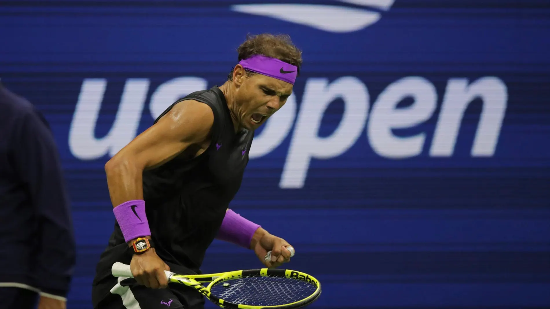 Rafael Nadal, tras su victoria ante Matteo Berrettini. (AP Photo/Charles Krupa)