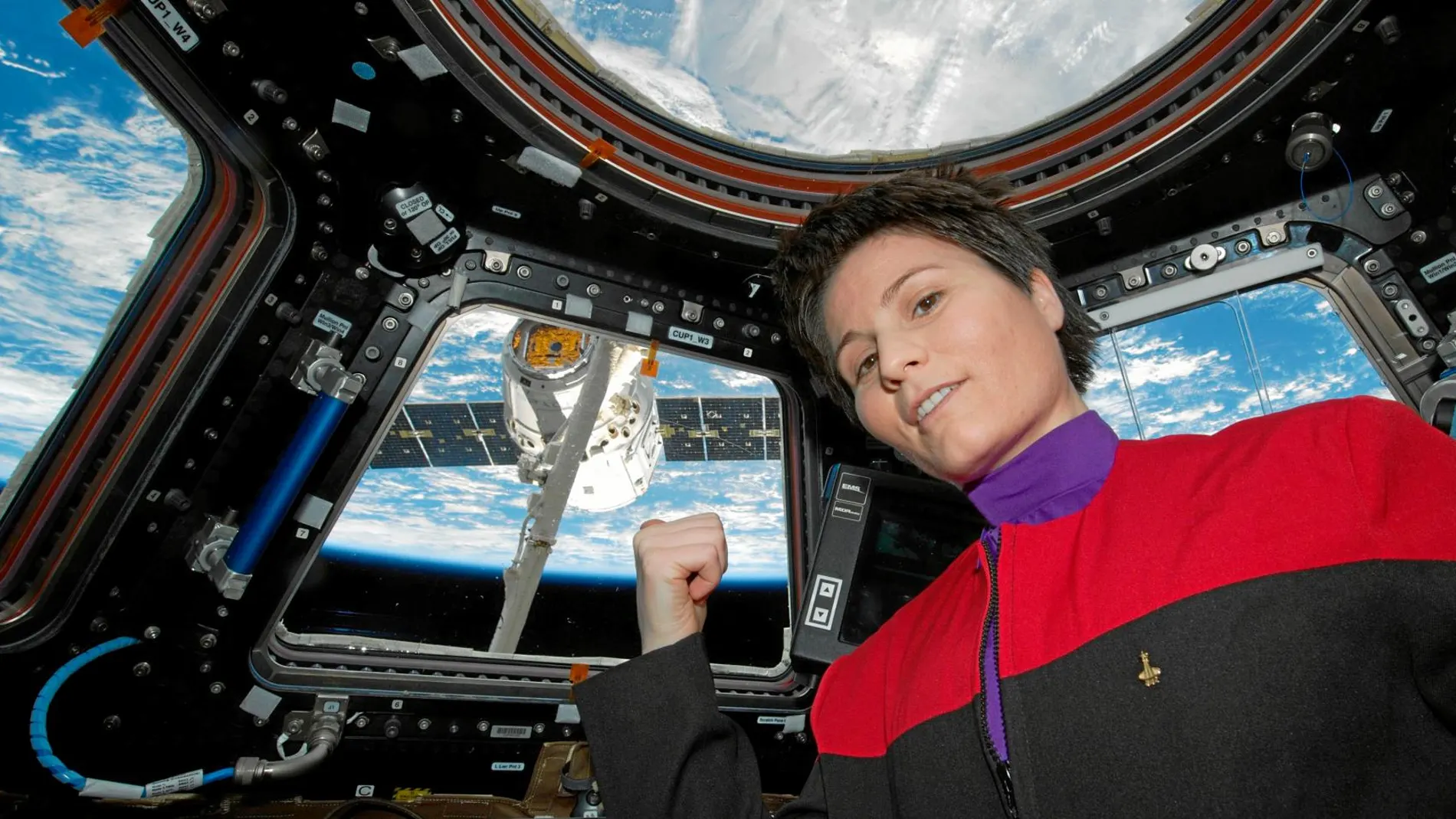 La astronauta italiana viajó a la Estación Espacial Internacional en 2014