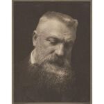 Fotografía de Auguste Rodin, realizada por George Charles Beresford