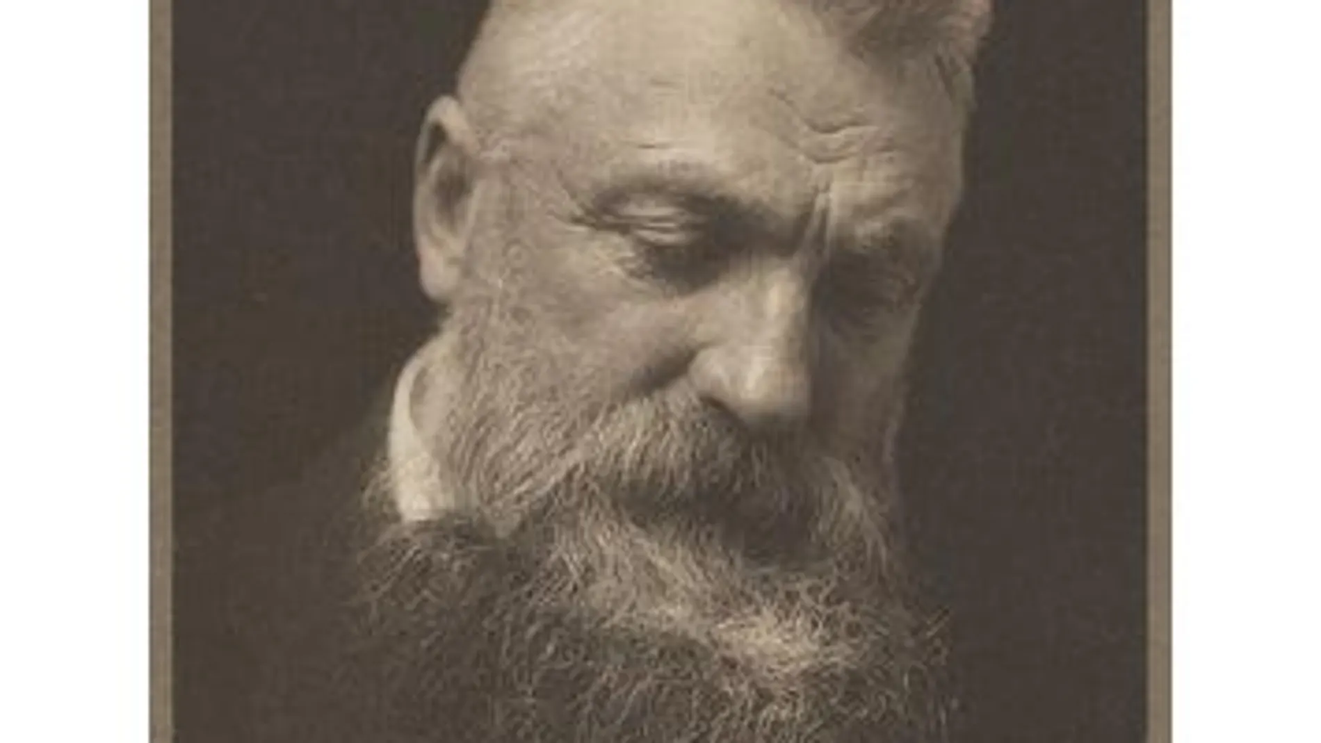Fotografía de Auguste Rodin, realizada por George Charles Beresford