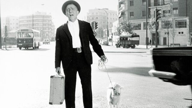 El aragonés Paco Martínez Soria, en una escena de «Abuelo made in Spain», cinta de 1969 dirigida por Pedro Lazaga