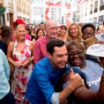 El presidente de la Junta visitó este viernes la Feria de Málaga / Foto: EFE