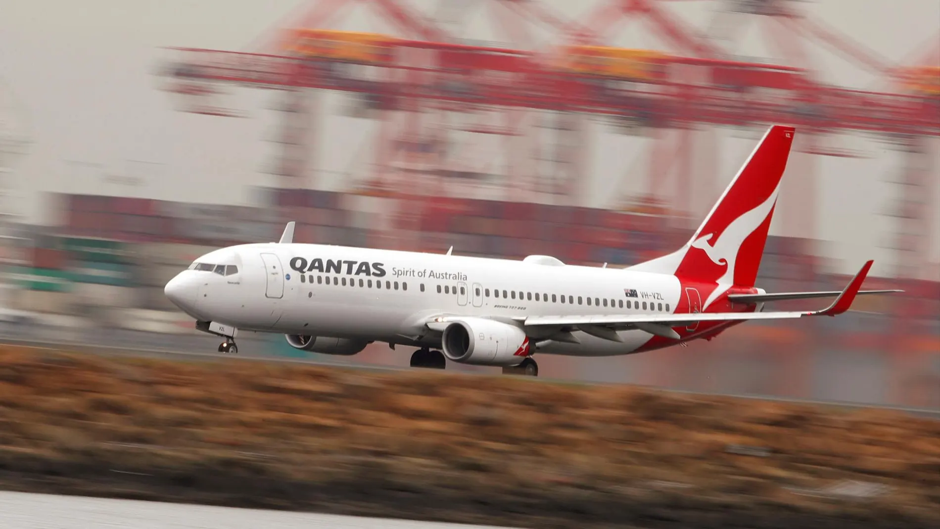 Un avión de Qantas