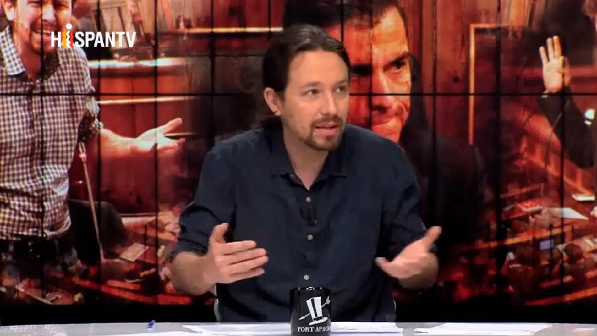 Pablo Iglesias durante su intervención en “Fort Apache”