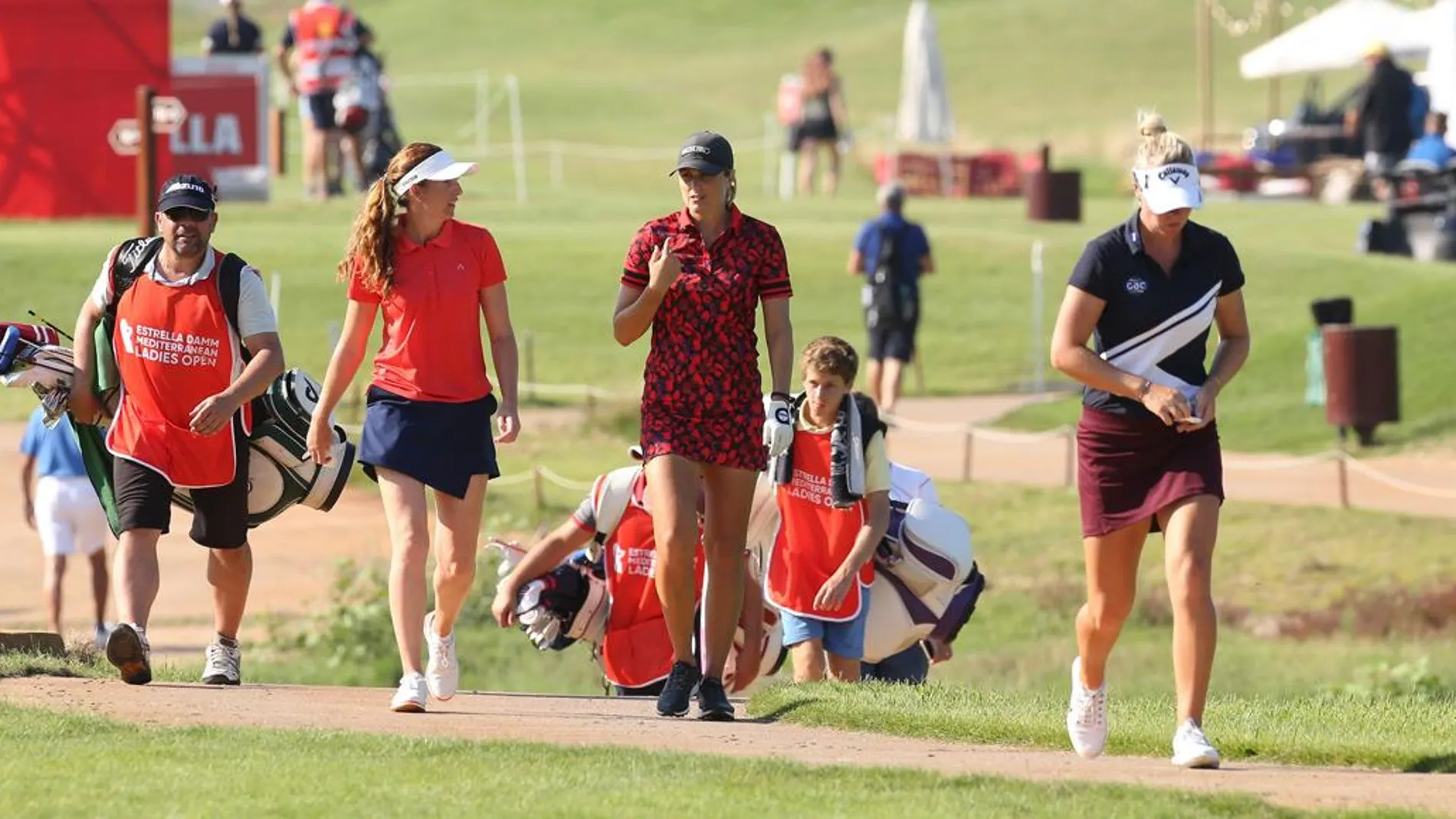 Jugadoras del Estrella Damm Mediterranean Ladies Open