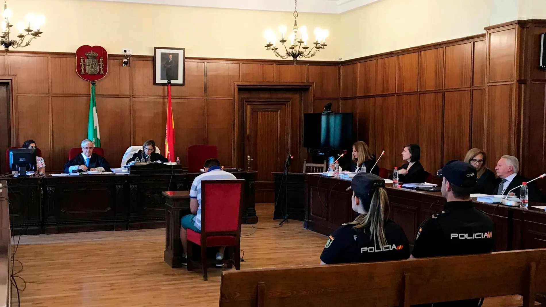 El acusado, durante el juicio celebrado en la Audiencia de Sevilla /Foto: EFE