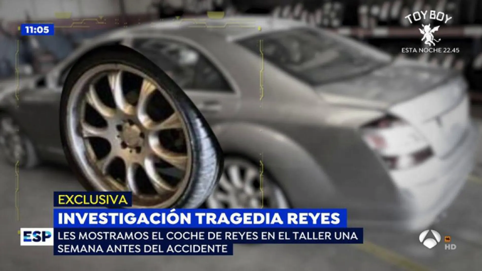 El padre de José Antonio Reyes tiene un vídeo de la reparación de la rueda del coche de su hijo