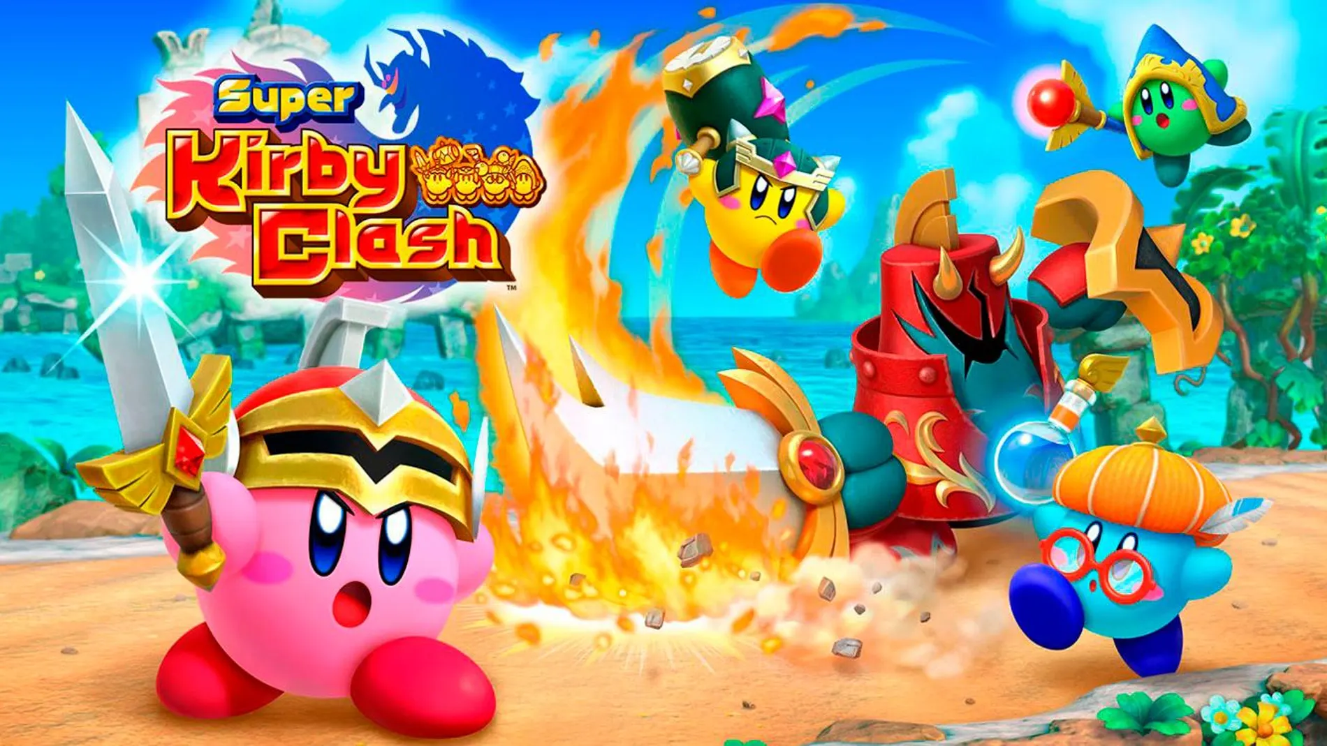 Imagen promocional de Super Kirby Clash