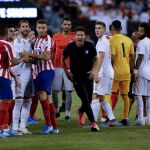 Simeone entró a separar en la pelea entre Diego Costa y Carvajal