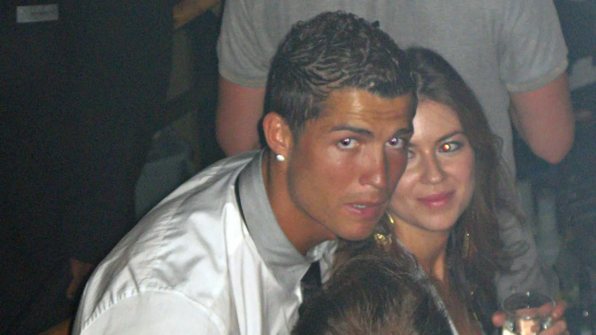 Cristiano Ronaldo y Kathryn Mayorga, en el Rain Nightclub de Las Vegas, en 2009