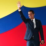 Juan Guaidó en una de sus llegadas a Caracas