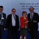 Sergio Alonso, Francisco Marhuenda, María Luisa Carcedo y Ángel Luis Rodríguez de la Cuerda