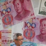 Imágines de billetes del yuan chino