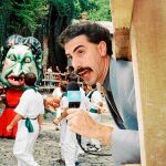 En «Borat» el actor Sacha Baron Cohen interpretaba a un reportero de Kazajistán, uno de los países de los que habla el libro