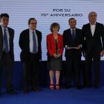 Sergio Alonso, Francisco Marhuenda, María Luisa Carcedo, Eduardo Pastor y Enrique Ruiz Escudero