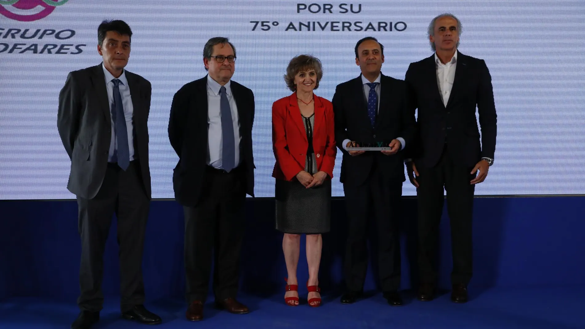 Sergio Alonso, Francisco Marhuenda, María Luisa Carcedo, Eduardo Pastor y Enrique Ruiz Escudero