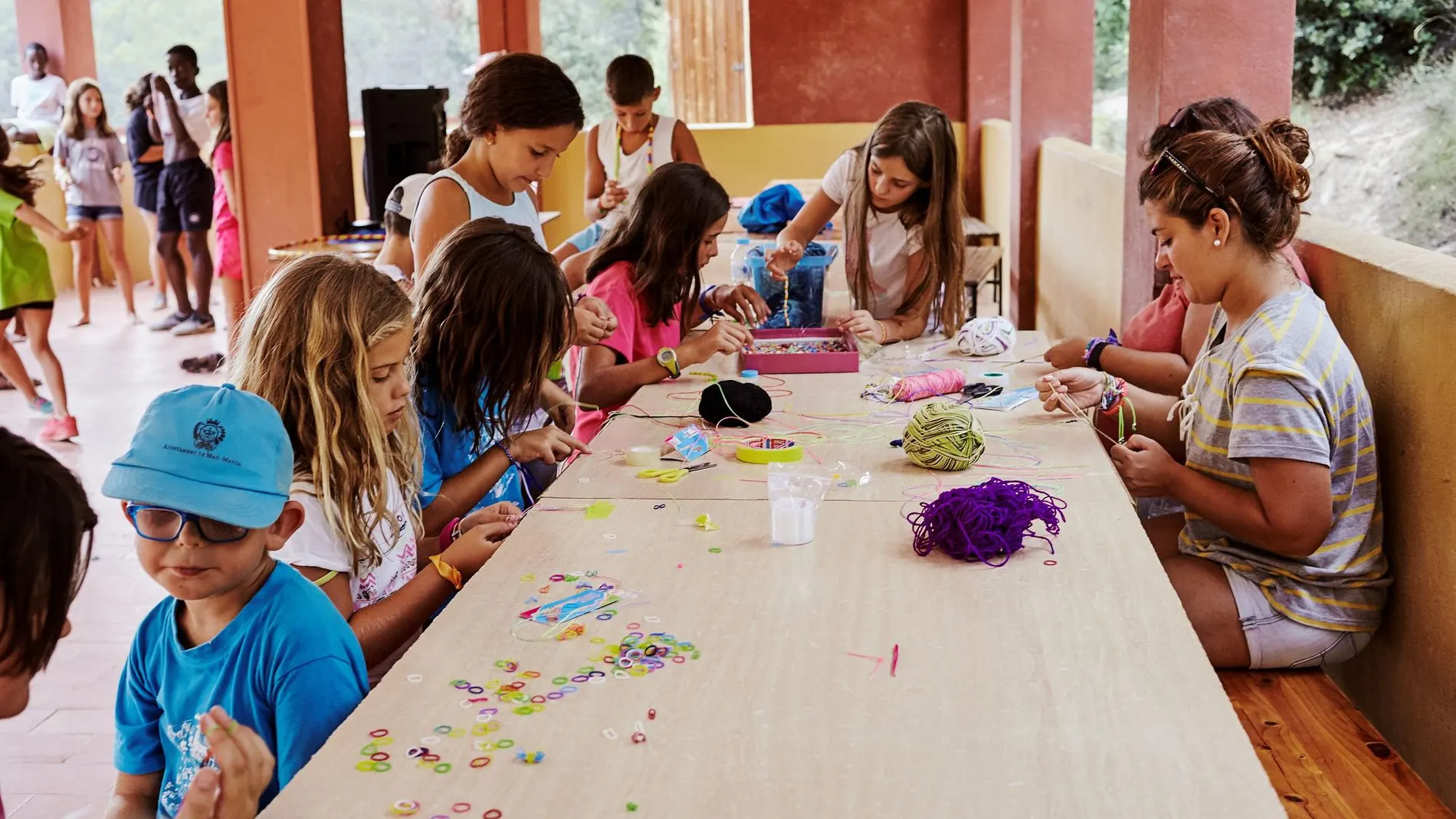 Niños y niñas realizan actividades en diferentes centros abiertos, colonias urbanas y campamentos de verano / La Razón