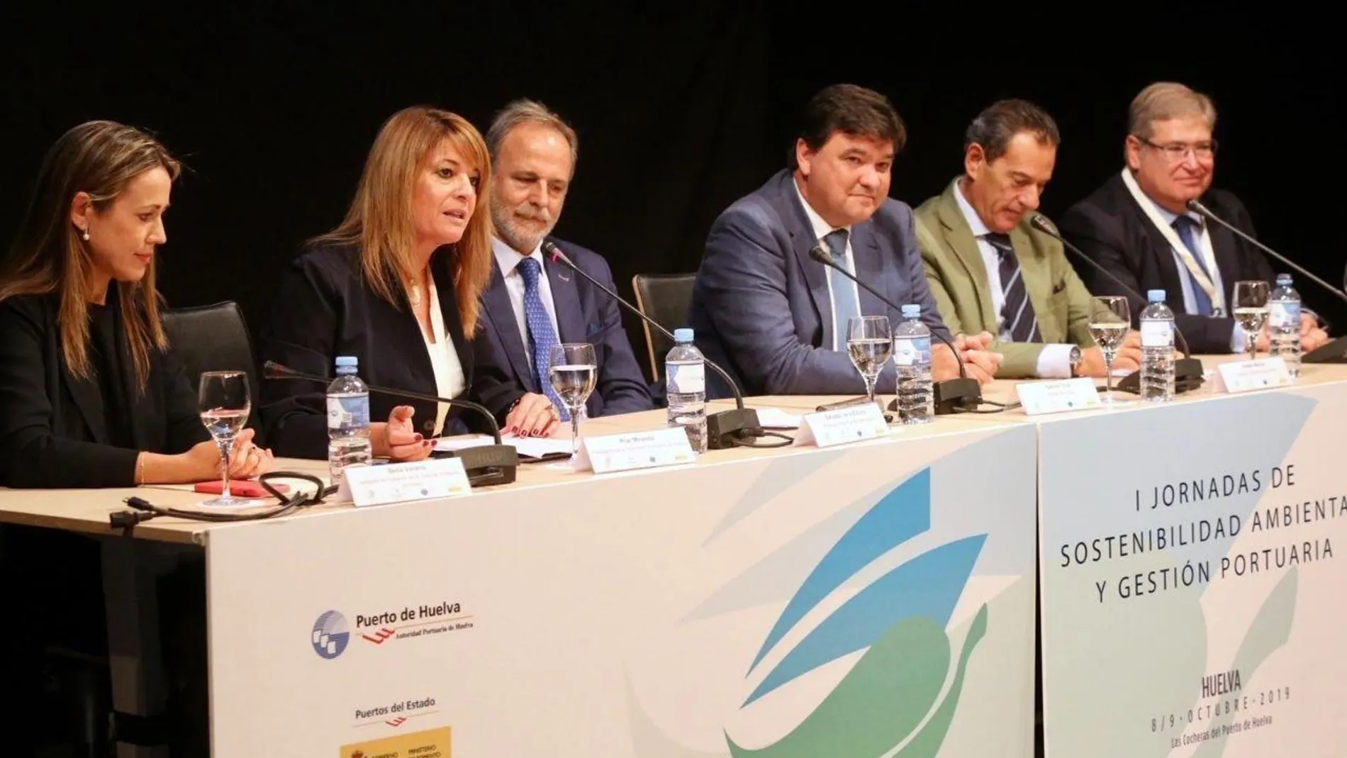 Inauguración de las I Jornadas de Sostenibilidad Ambiental y Gestión Portuaria en Huelva / EP