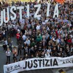 Manifestación a favor de los agresores de Alsasua/Foto: Efe/Villar López