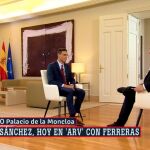 Ferreras lidera con la entrevista a Pedro Sánchez en ‘Al rojo vivo’