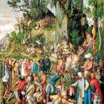 «El martirio de los diez mil» (1508), de Alberto Durero, obra que se encuentra en el Museo de Historia del Arte de Viena