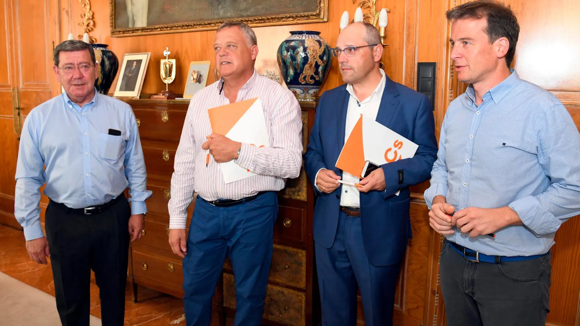 César Rico, Lorenzo Rodríguez, Víctor Munguía y Borja Suárez