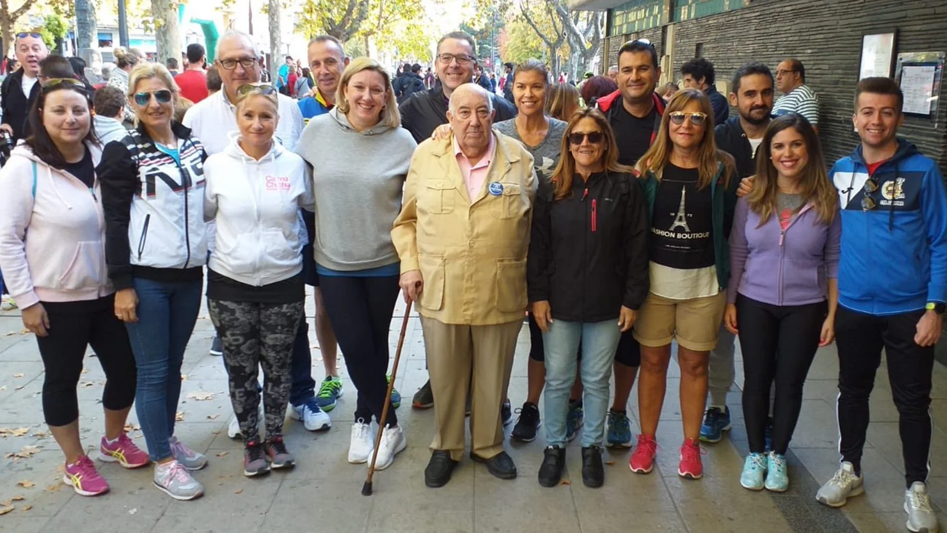 La consejera Blanco en la marcha en Zamora a favor de Asprosub
