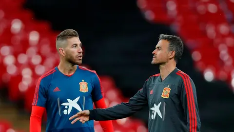 Ramos y Luis Enrique