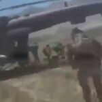 Fotograma del vídeo del helicóptero