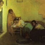 "Vividoras del amor", pintado por el artista cordobés en 1906 y que ahora se puede ver en Valencia