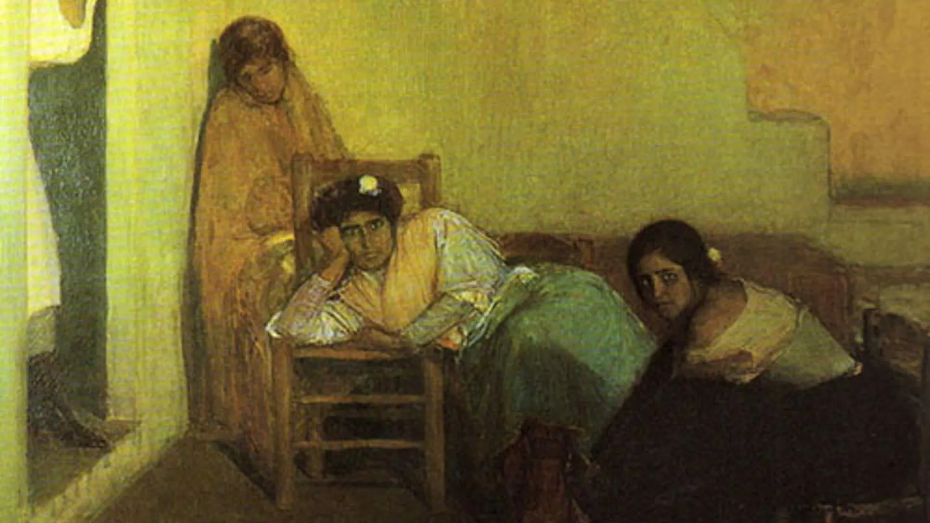 "Vividoras del amor", pintado por el artista cordobés en 1906 y que ahora se puede ver en Valencia