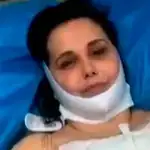Miriam Sánchez en estado convaleciente