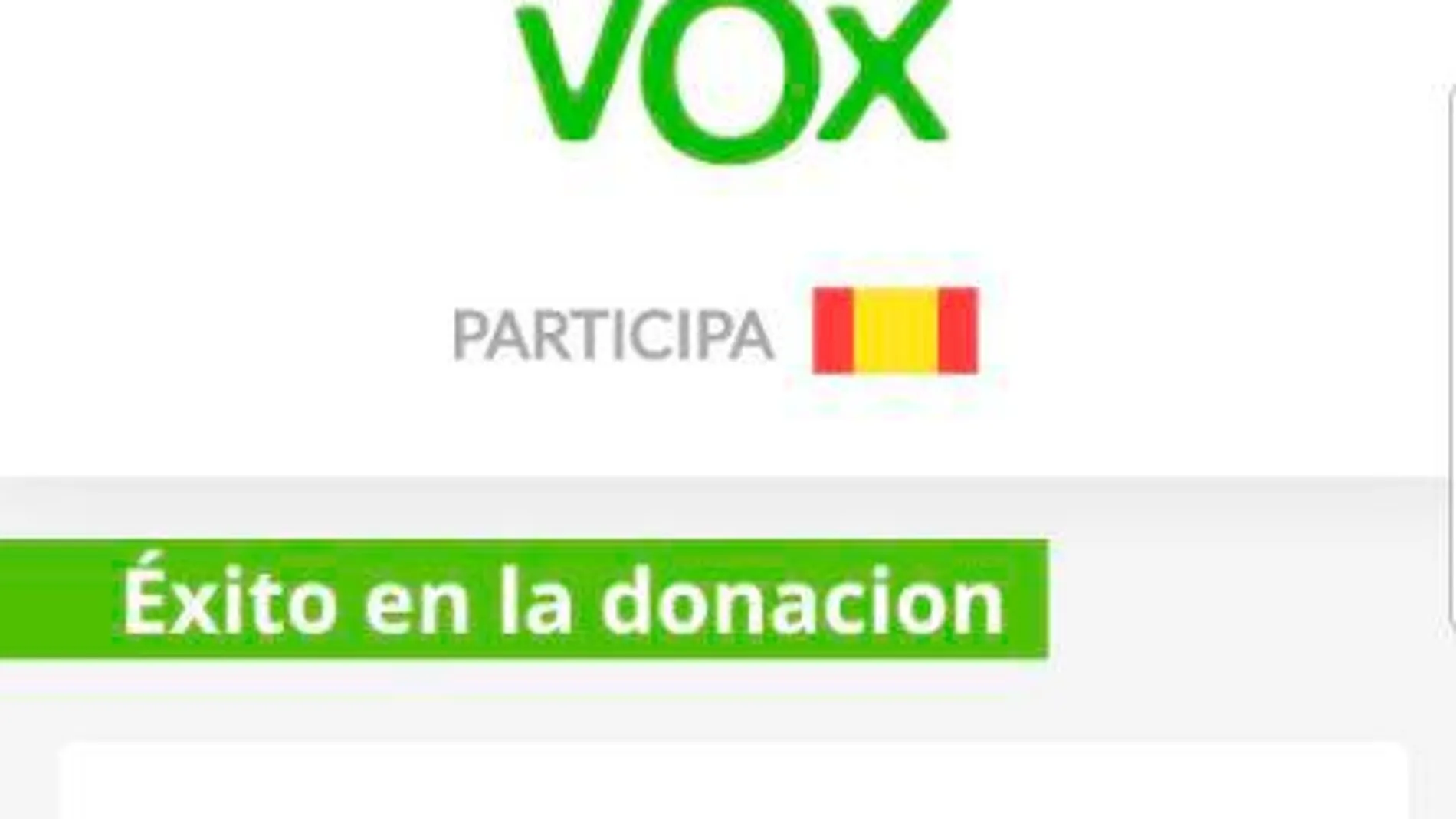 "Ayudemos a que Borja sea tendencia en España", anunció Vox en Twitter