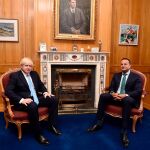 Boris Johnson viajó hoy a Dublín para mantener un encuentro con Leo Varadkar, primer ministro irlandés/Reuters