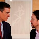 Pedro Sánchez y Pablo Iglesias, en una imagen de archivo / Efe