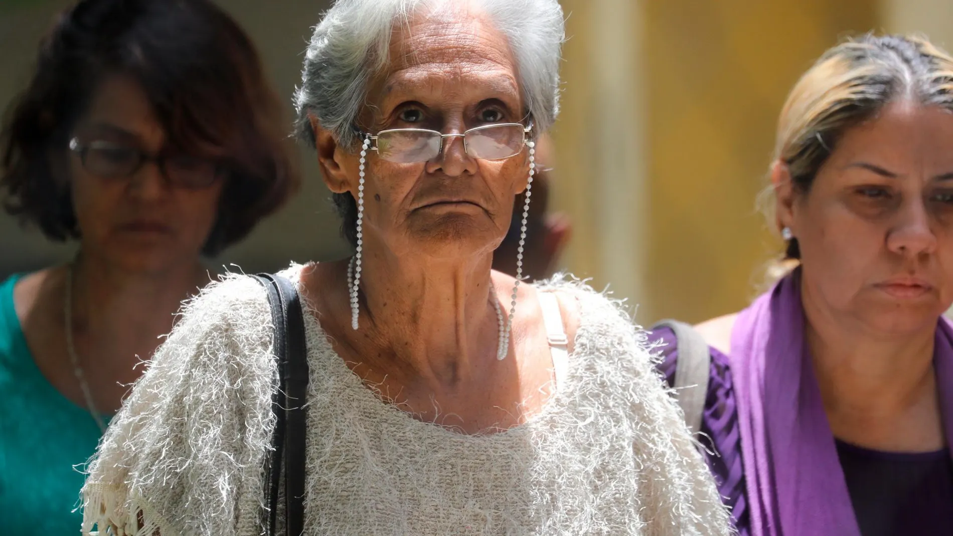 Carmen Arévalo de Acosta, madre del capitán Rafael Acosta en Caracas