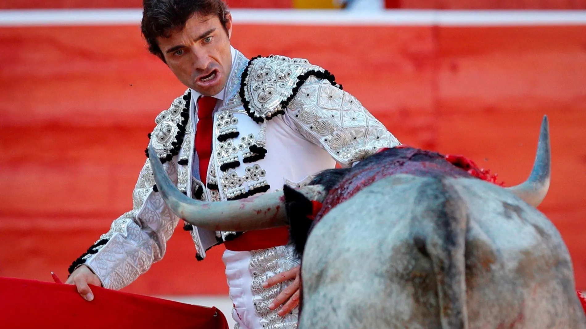 El torero Fernando Robleño durante la tercera corrida de la Feria del Toro