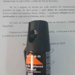 Sprays antiviolación para los funcionarios de prisiones