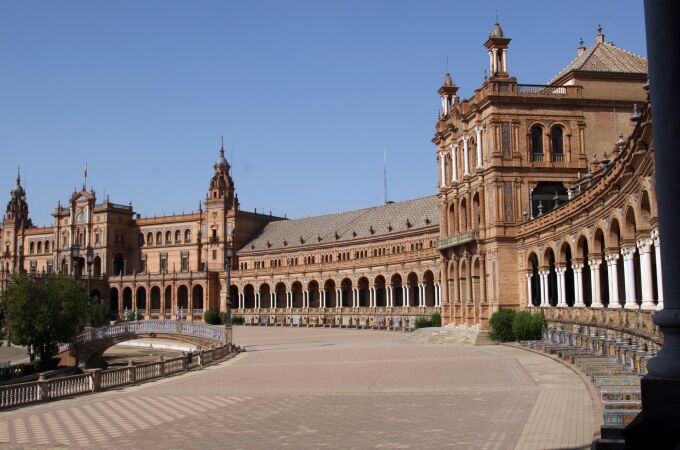 La monumental Plaza de España de Sevilla / Foto: EP