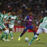 Ansu Fati debutó con el Barcelona