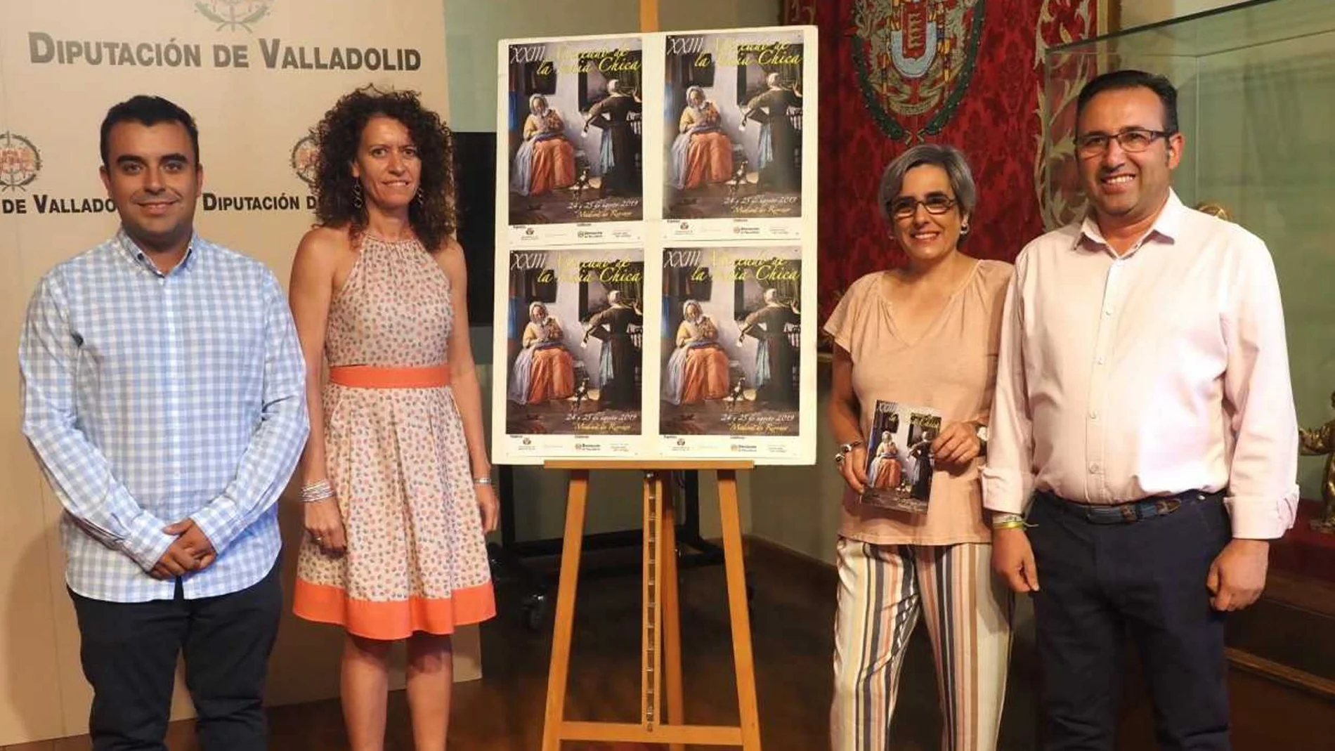 En la imagen, Alfonso Romo; Sonia Rodríguez; Pablo Rodríguez y Pilar Pérez, durante la presentación