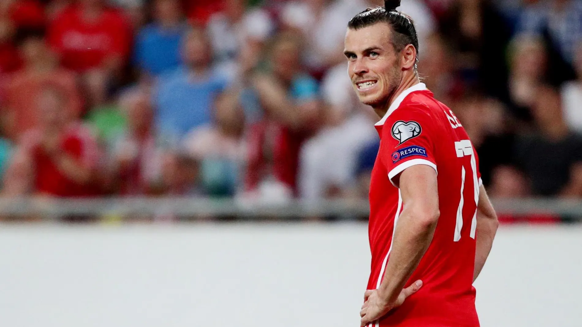 Gareth Bale, en un partido con su selección