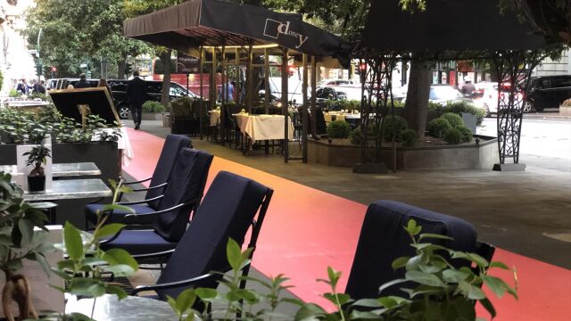 Café Doney en la Vía Veneto