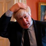 Boris Johnson hoy en el número 10 de Downing Street/Reuters