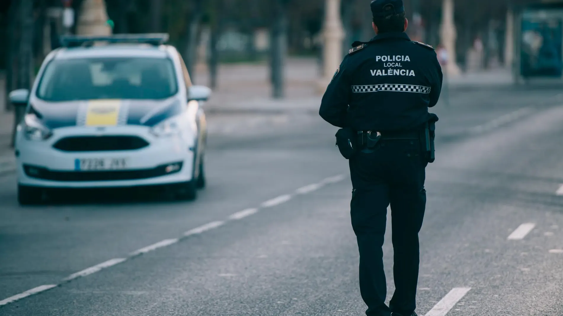 Un miembro de la Policía Local de Valencia