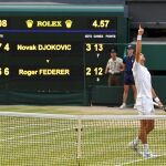 La última final de Wimbledon entre Federer y Djokovic fue memorable
