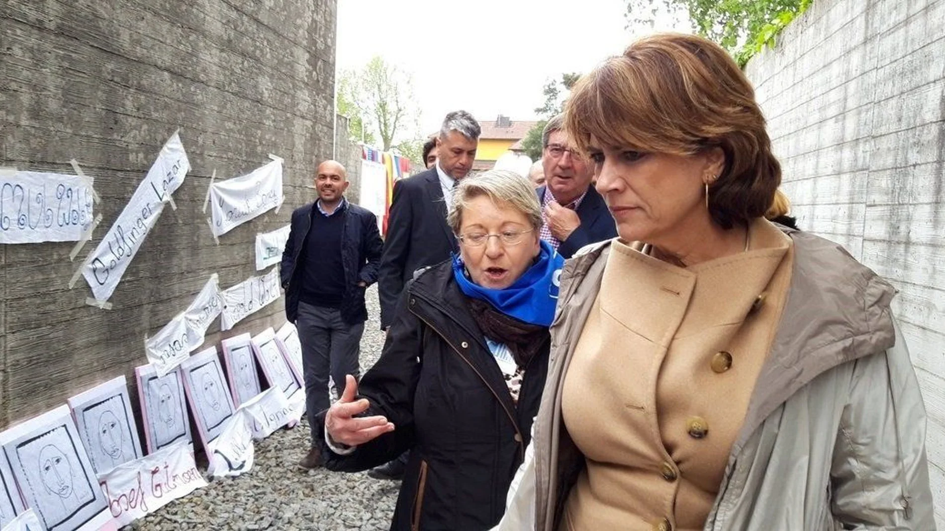 La ministra de Justicia, en una visita al campo de concentración de Mauthausen /Foto: EP