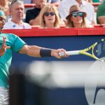 Nadal da un golpe de derecha en la final de Montreal