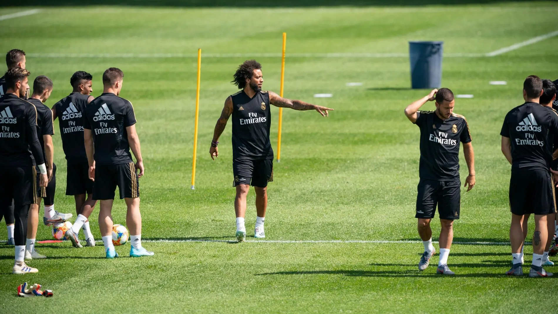 Último entrenamiento del Real Madrid en Montreal